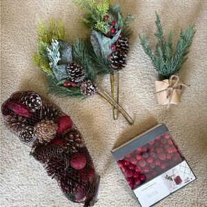 Assortment of Christmas decor